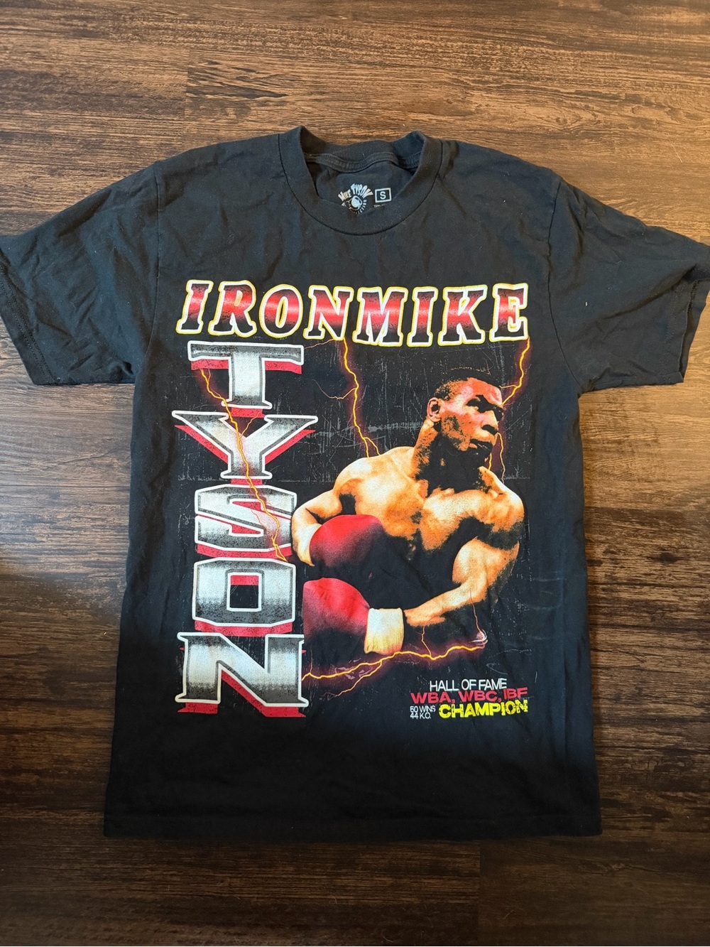Iron Mike Tyson Black Graphic Short-Sleeve Tee